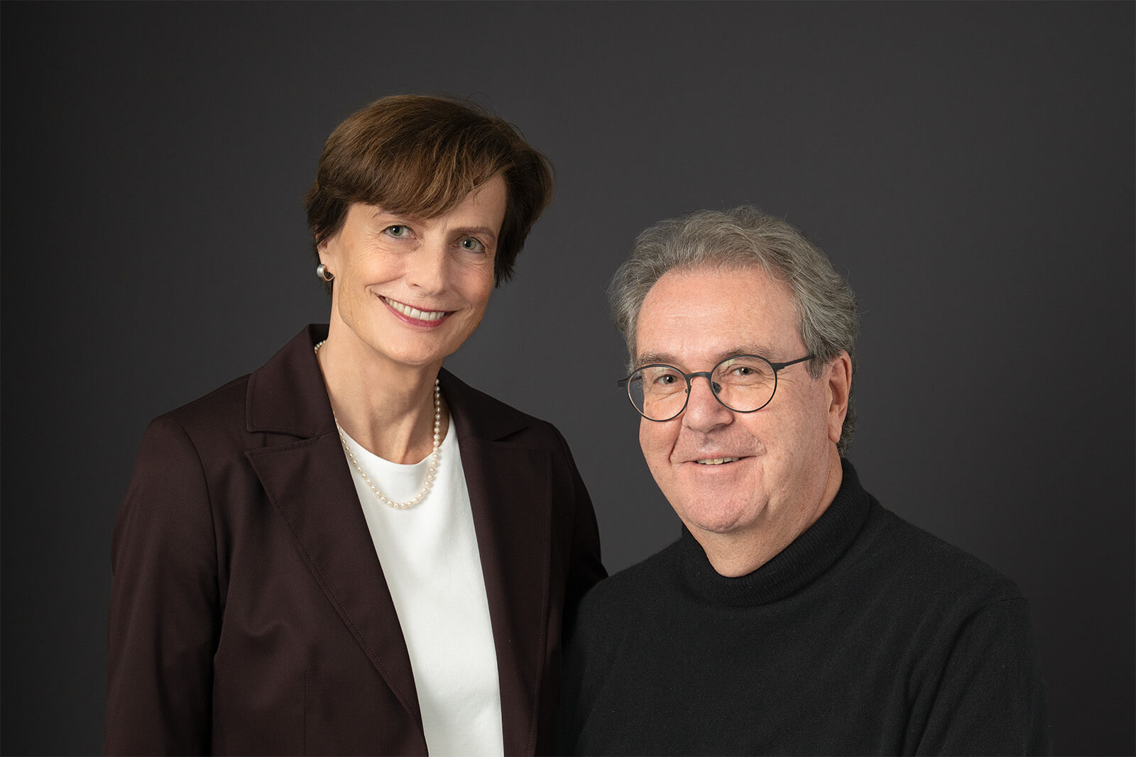 Portraitaufnahme von Claudine Bumbacher und Daniel Benninger