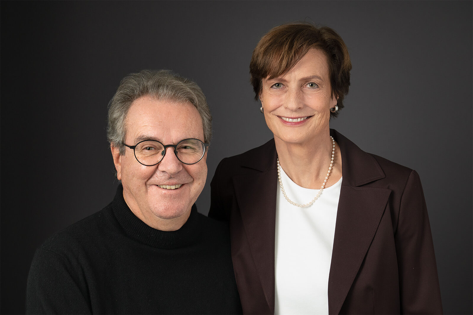 Portraitaufnahme von Claudine Bumbacher und Daniel Benninger